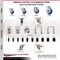 Service Caster 3.5 Inch 316SS Blue Poly Swivel 1-1/2 Inch Expanding Stem Caster Lock Brake SCC SCC-SS316TTLEX20S3514-PPUB-BLUE-112 - alternate 3
